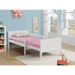 Casa si Gradina - Mobilier - Paturi si accesorii - Paturi - Pat, lungime reglabila, alb, EUNIKA - Infinity.ro