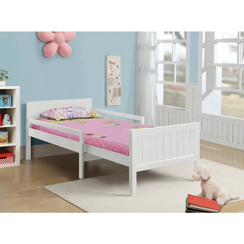 Casa si Gradina - Mobilier - Paturi si accesorii - Paturi - Pat, lungime reglabila, alb, EUNIKA - Infinity.ro