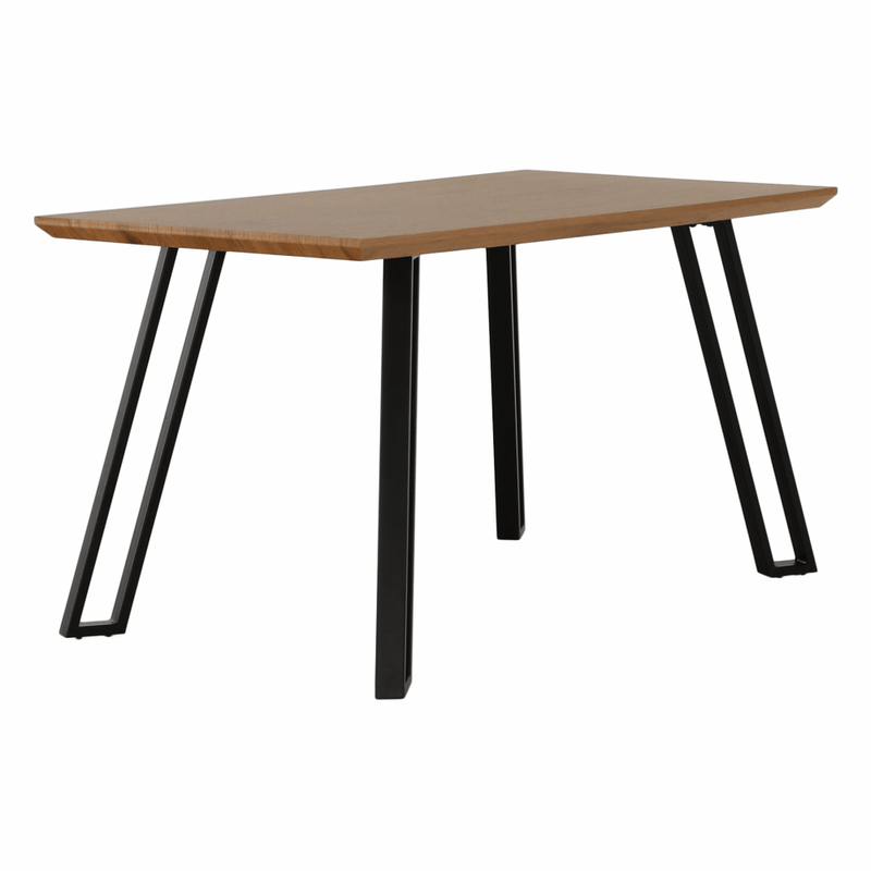 Casa si Gradina - Mobilier - Mese si birouri - Mese bucatarie si dining - Masa dining, stejar/negru, 140x83 cm, PEDAL - Infinity.ro