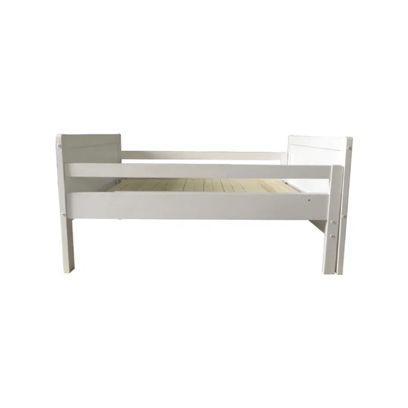 Casa si Gradina - Mobilier - Paturi si accesorii - Paturi - Pat, lungime reglabila, alb, EUNIKA - Infinity.ro
