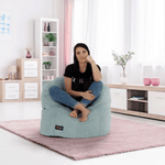 Casa si Gradina - Mobilier - Scaune si fotolii - Fotolii - Fotoliu tip sac, material textil mentol, ALMERO - Infinity.ro