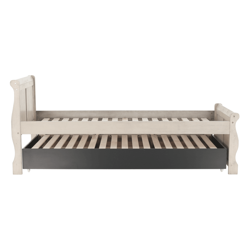Casa si Gradina - Mobilier - Paturi si accesorii - Paturi - Pat cu pat suplimentar, alb antic, 90x200, ANTIKO - Infinity.ro