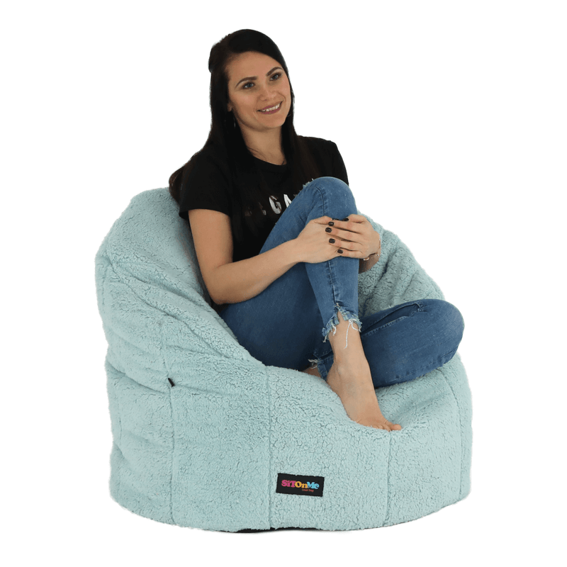 Casa si Gradina - Mobilier - Scaune si fotolii - Fotolii - Fotoliu tip sac, material textil mentol, ALMERO - Infinity.ro