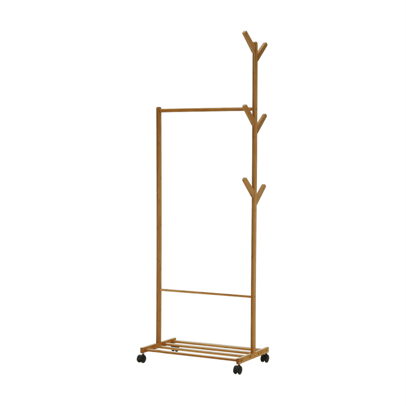 Casa si Gradina - Mobilier - Organizare si depozitare - Cuiere - Stander haine, bambus, latime 60 cm, VIKIR TYP 1 - Infinity.ro