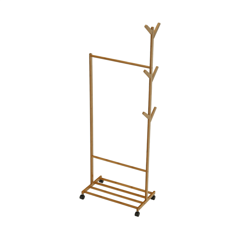 Casa si Gradina - Mobilier - Organizare si depozitare - Cuiere - Stander haine, bambus, latime 60 cm, VIKIR TYP 1 - Infinity.ro