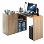 Casa si Gradina - Mobilier - Mese si birouri - Birouri - Masa PC de colt, stejar sonoma, KALIMERO - Infinity.ro