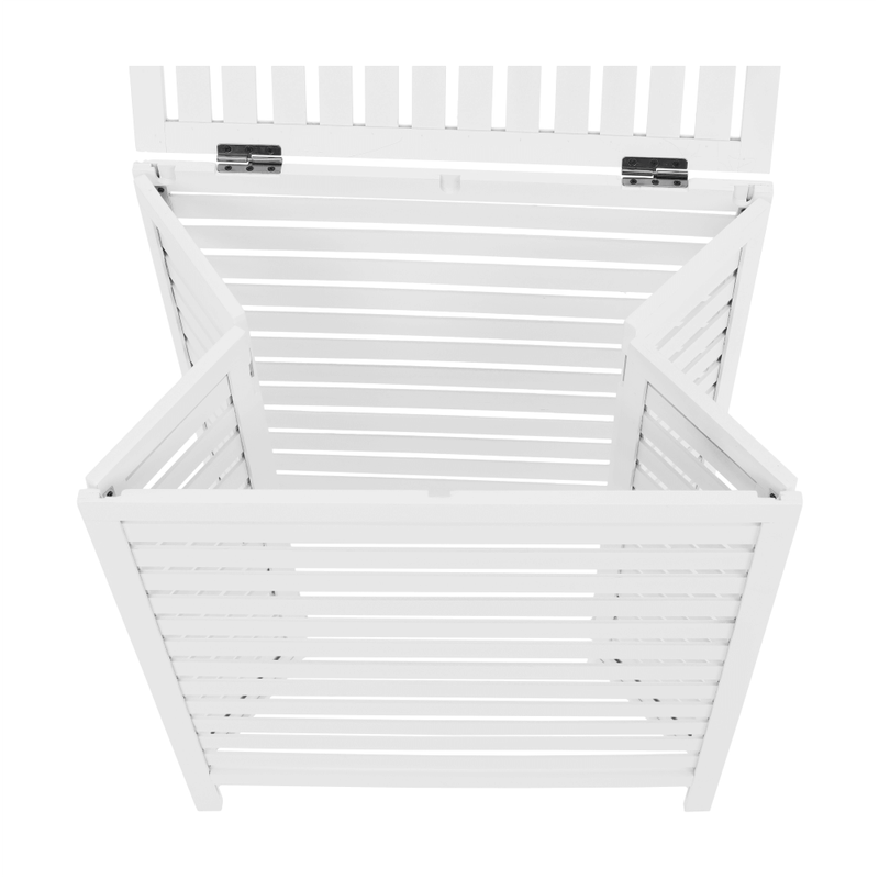 Market - Spalare si intretinere rufe - Uscatoare de rufe si accesorii - Cos de rufe, alb, MENORK - Infinity.ro