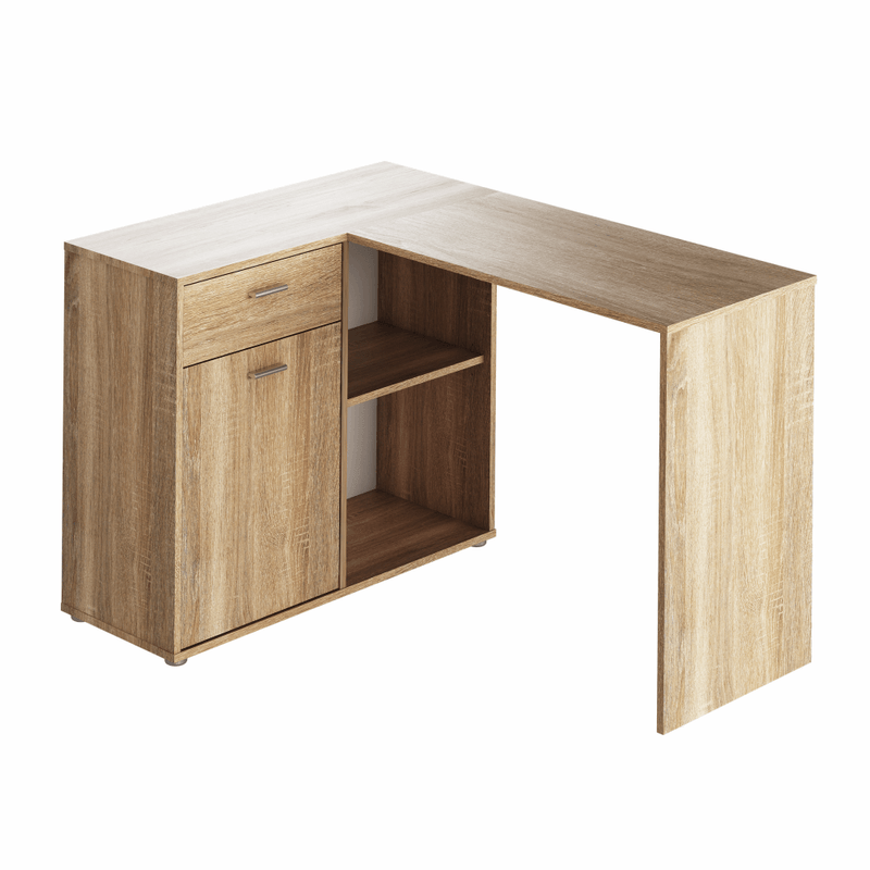 Casa si Gradina - Mobilier - Mese si birouri - Birouri - Masa PC de colt, stejar sonoma, KALIMERO - Infinity.ro
