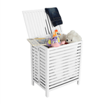 Market - Spalare si intretinere rufe - Uscatoare de rufe si accesorii - Cos de rufe, alb, MENORK - Infinity.ro