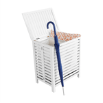 Market - Spalare si intretinere rufe - Uscatoare de rufe si accesorii - Cos de rufe, alb, MENORK - Infinity.ro