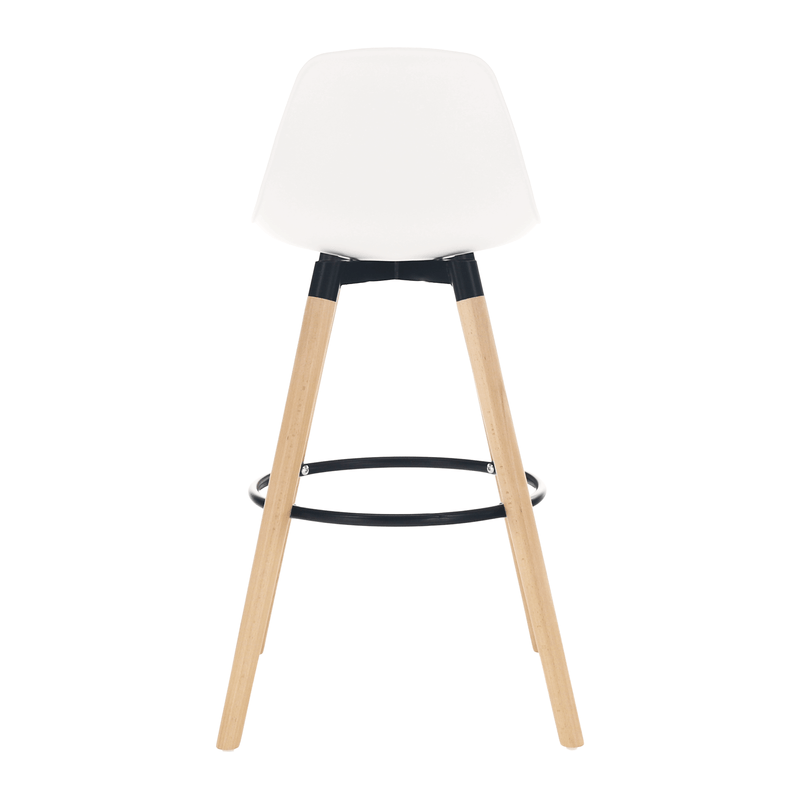 Casa si Gradina - Mobilier - Scaune si fotolii - Scaune - Scaun bar, alb/fag, EVANS - Infinity.ro