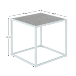 Casa si Gradina - Mobilier - Mese si birouri - Masute de cafea - Masuta portabila, stejar/alb, JAKIM TYP 2 NEW - Infinity.ro