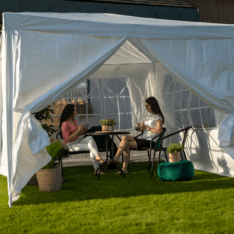 Casa si Gradina - Gradina si terasa - Umbrele si pavilioane - Corturi evenimente - Cort de gradina pentru party, alb, 3x3 m, TEKNO TYP 1 - Infinity.ro