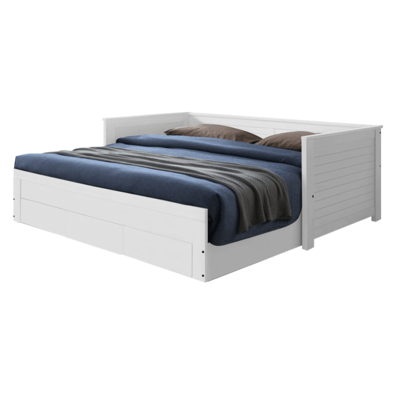 Casa si Gradina - Mobilier - Paturi si accesorii - Paturi - Pat extensibil, GORETA, alb - Infinity.ro