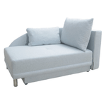 Casa si Gradina - Mobilier - Canapele si coltare - Canapele - Canapea, extensibila, de dreapta, LAUREL, albastru deschis - Infinity.ro
