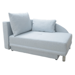 Casa si Gradina - Mobilier - Canapele si coltare - Canapele - Canapea, albastru deschis, extensibila, de stanga, LAUREL - Infinity.ro