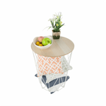 Casa si Gradina - Mobilier - Mese si birouri - Masute de cafea - Masuta auxiliara, natural/alb, NANCER TYP 3 - Infinity.ro