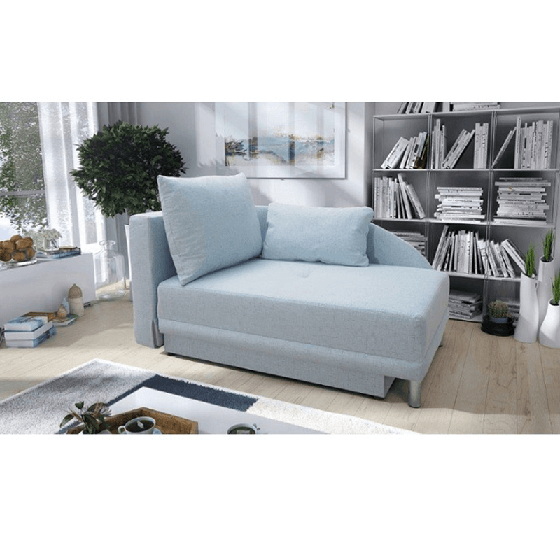 Casa si Gradina - Mobilier - Canapele si coltare - Canapele - Canapea, albastru deschis, extensibila, de stanga, LAUREL - Infinity.ro
