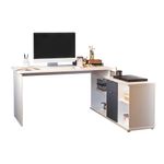 Casa si Gradina - Mobilier - Mese si birouri - Mese bucatarie si dining - Masa de scris, alb/gri, DALTON 2  NEW VE 02 - Infinity.ro