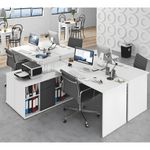 Casa si Gradina - Mobilier - Mese si birouri - Mese bucatarie si dining - Masa de scris, alb/gri, DALTON 2  NEW VE 02 - Infinity.ro