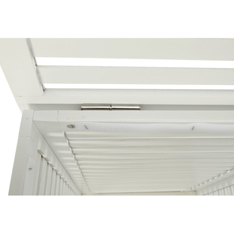 Market - Spalare si intretinere rufe - Uscatoare de rufe si accesorii - Cos de rufe, bambus lacuit/alb/bej, BASKET - Infinity.ro
