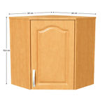 Casa si Gradina - Mobilier - Dulapuri si sifoniere - Dulapuri - Dulap de sus, arin, de dreapta, LORA MDF NEW KLASIK W60/61 - Infinity.ro