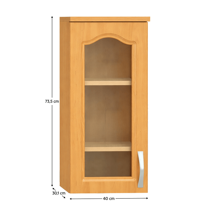 Casa si Gradina - Mobilier - Comode si corpuri - Corpuri bucatarie - Cabinet de bucatarie, superior, stanga, anin, LORA MDF NEW KLASIK W40S - Infinity.ro