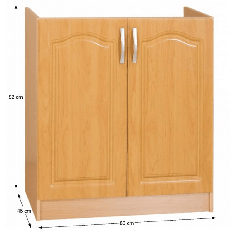 Casa si Gradina - Mobilier - Dulapuri si sifoniere - Dulapuri - Dulap de bucatarie, Inferior, Cu doua usi, Arin LORA MDF NEW S80ZL - Infinity.ro