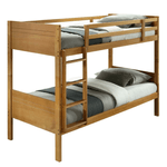 Casa si Gradina - Mobilier - Paturi si accesorii - Paturi - Pat supraetajat, lemn masiv, stejar, MAKIRA - Infinity.ro