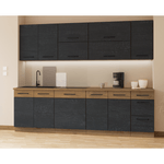 Casa si Gradina - Mobilier - Dulapuri si sifoniere - Dulapuri - Dulap superior, stejar lancelot/gri mat, VEGA 40 NAGU-36 1F - Infinity.ro