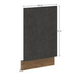 Electronice si Electrocasnice - Masini de spalat vase - Accesorii masini de spalat vase - Usa pentru masina de spalat vase incorporata, gri mat/stejar lancelot, VEGA ZM 570x446 - Infinity.ro