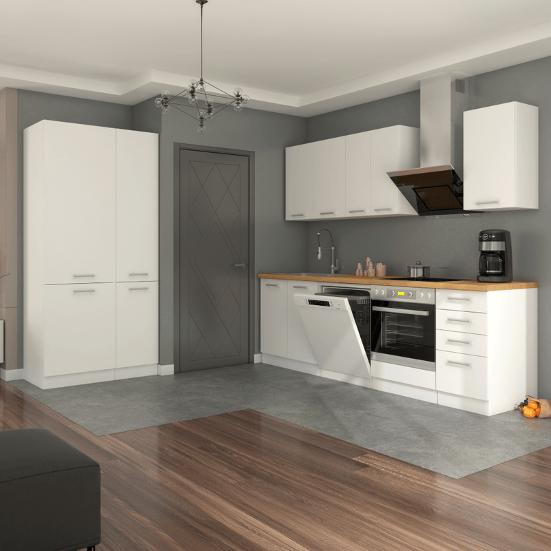 Casa si Gradina - Mobilier - Dulapuri si sifoniere - Dulapuri - Dulap inferior de colt, alb, SPLIT 30 D ZAK BB - Infinity.ro