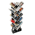 Casa si Gradina - Mobilier - Biblioteci si rafturi - Etajere - Etajera, alb/negru, VEVEY - Infinity.ro