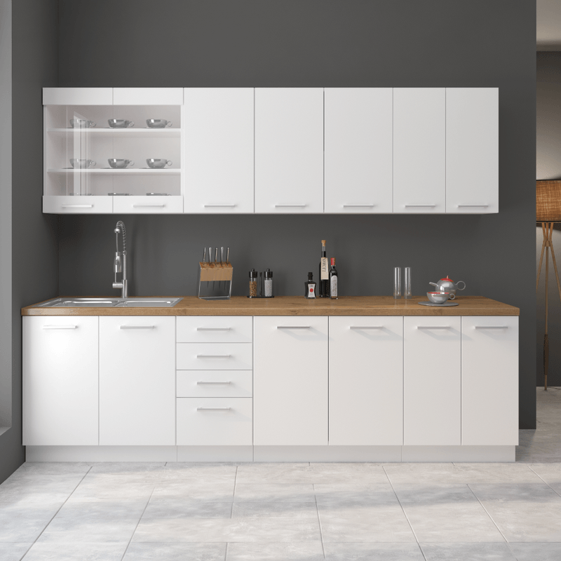 Casa si Gradina - Mobilier - Dulapuri si sifoniere - Dulapuri - Dulap inferior de colt, alb, SPLIT 30 D ZAK BB - Infinity.ro