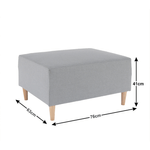 Casa si Gradina - Mobilier - Scaune si fotolii - Tabureti - Taburet, gri, BROKEN - Infinity.ro