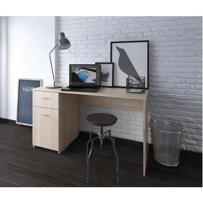 Casa si Gradina - Mobilier - Mese si birouri - Birouri - Birou PC, stejar sonoma, BANY - Infinity.ro
