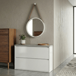 Casa si Gradina - Decoratiuni - Oglinzi - Oglinda, bambus alb, LEMI 1 - Infinity.ro