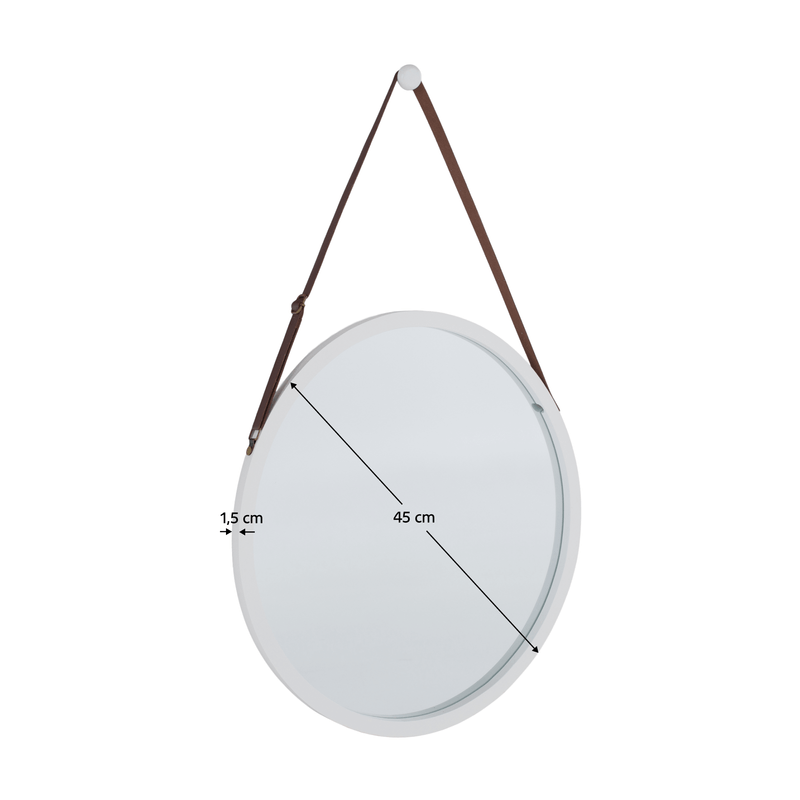 Casa si Gradina - Decoratiuni - Oglinzi - Oglinda, bambus alb, LEMI 1 - Infinity.ro