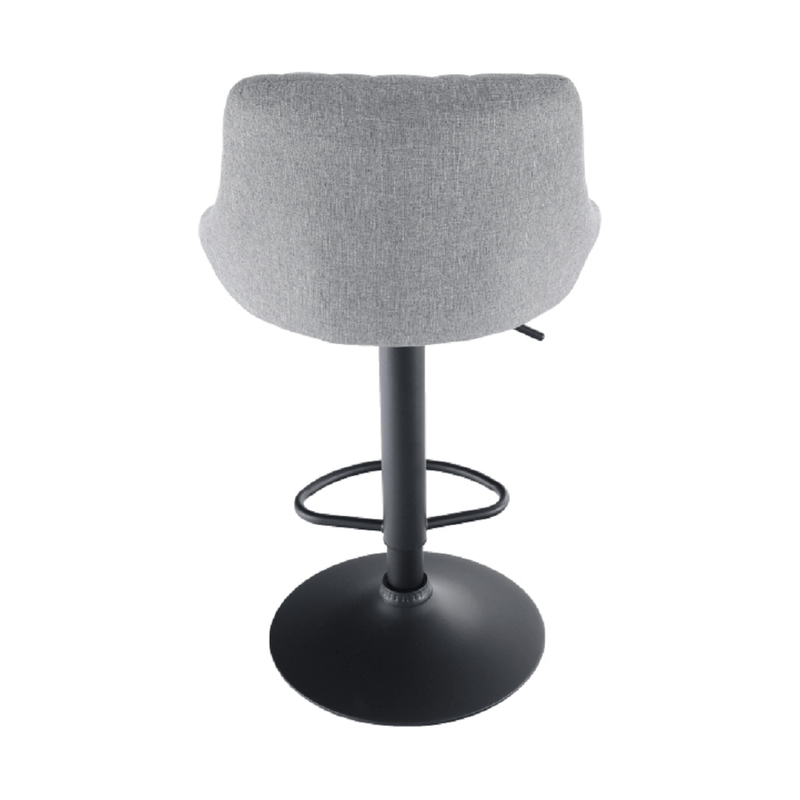 Casa si Gradina - Mobilier - Scaune si fotolii - Scaune - Scaun bar, material textil gri/negru, TERKAN - Infinity.ro
