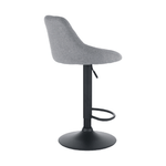 Casa si Gradina - Mobilier - Scaune si fotolii - Scaune - Scaun bar, material textil gri/negru, TERKAN - Infinity.ro