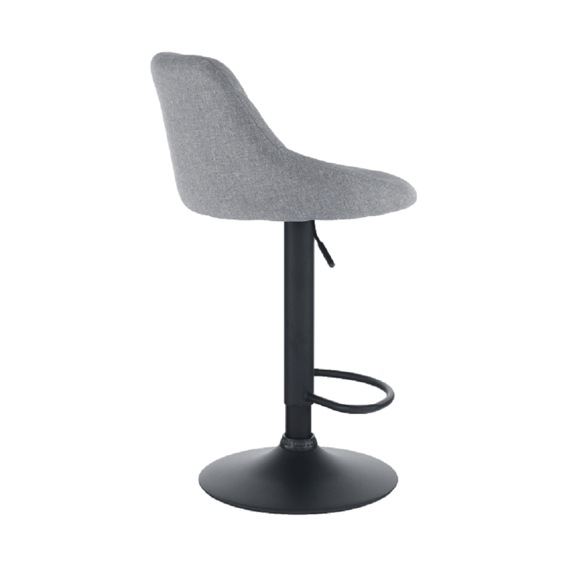 Casa si Gradina - Mobilier - Scaune si fotolii - Scaune - Scaun bar, material textil gri/negru, TERKAN - Infinity.ro