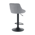 Casa si Gradina - Mobilier - Scaune si fotolii - Scaune - Scaun bar, material textil gri/negru, TERKAN - Infinity.ro