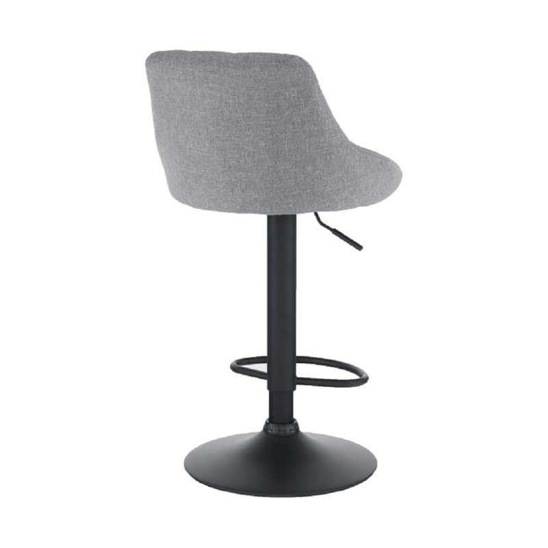 Casa si Gradina - Mobilier - Scaune si fotolii - Scaune - Scaun bar, material textil gri/negru, TERKAN - Infinity.ro
