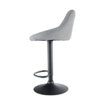 Casa si Gradina - Mobilier - Scaune si fotolii - Scaune - Scaun bar, material textil gri/negru, TERKAN - Infinity.ro