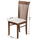 Casa si Gradina - Mobilier - Scaune si fotolii - Scaune - Scaun, nuc/tesatura maro deschis, ASTRO NEW - Infinity.ro