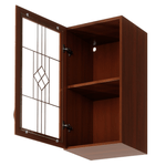 Casa si Gradina - Mobilier - Comode si corpuri - Corpuri bucatarie - Cabinet superior G40S cu sticla, stanga, nuc Milano, SICILIA - Infinity.ro