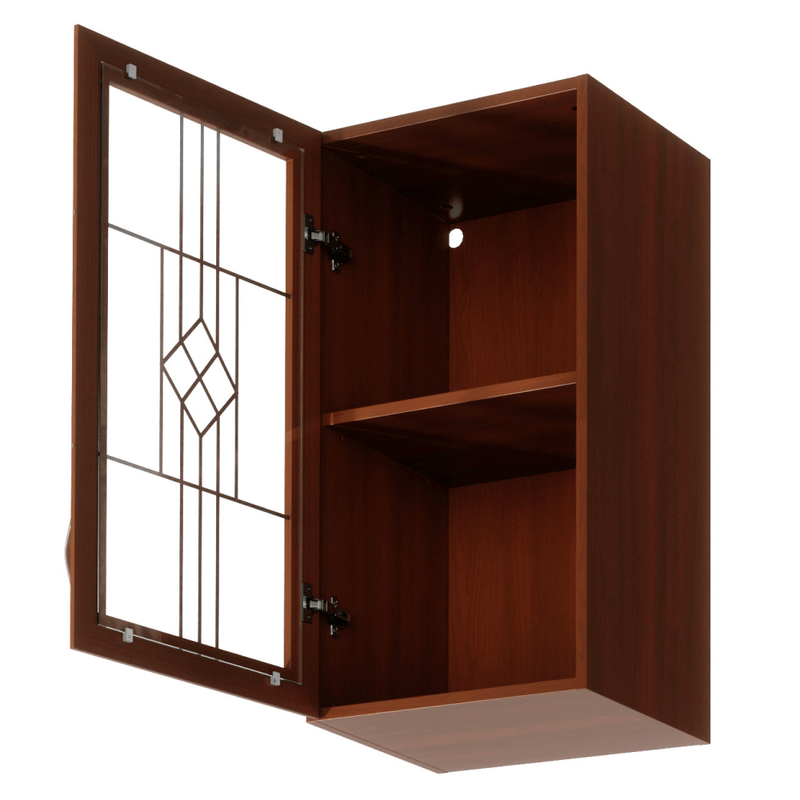 Casa si Gradina - Mobilier - Comode si corpuri - Corpuri bucatarie - Cabinet superior G40S cu sticla, stanga, nuc Milano, SICILIA - Infinity.ro