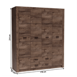 Casa si Gradina - Mobilier - Dulapuri si sifoniere - Dulapuri - Dulap, frasin inchis, INFINITY I-18 - Infinity.ro