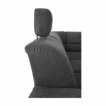 Casa si Gradina - Mobilier - Canapele si coltare - Coltare - Coltar, piele eco neagra/textil gri inchis, stanga, SANTIAGO U - Infinity.ro