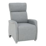 Casa si Gradina - Mobilier - Scaune si fotolii - Fotolii - Fotoliu reglabil, material textil gri, FOREST - Infinity.ro
